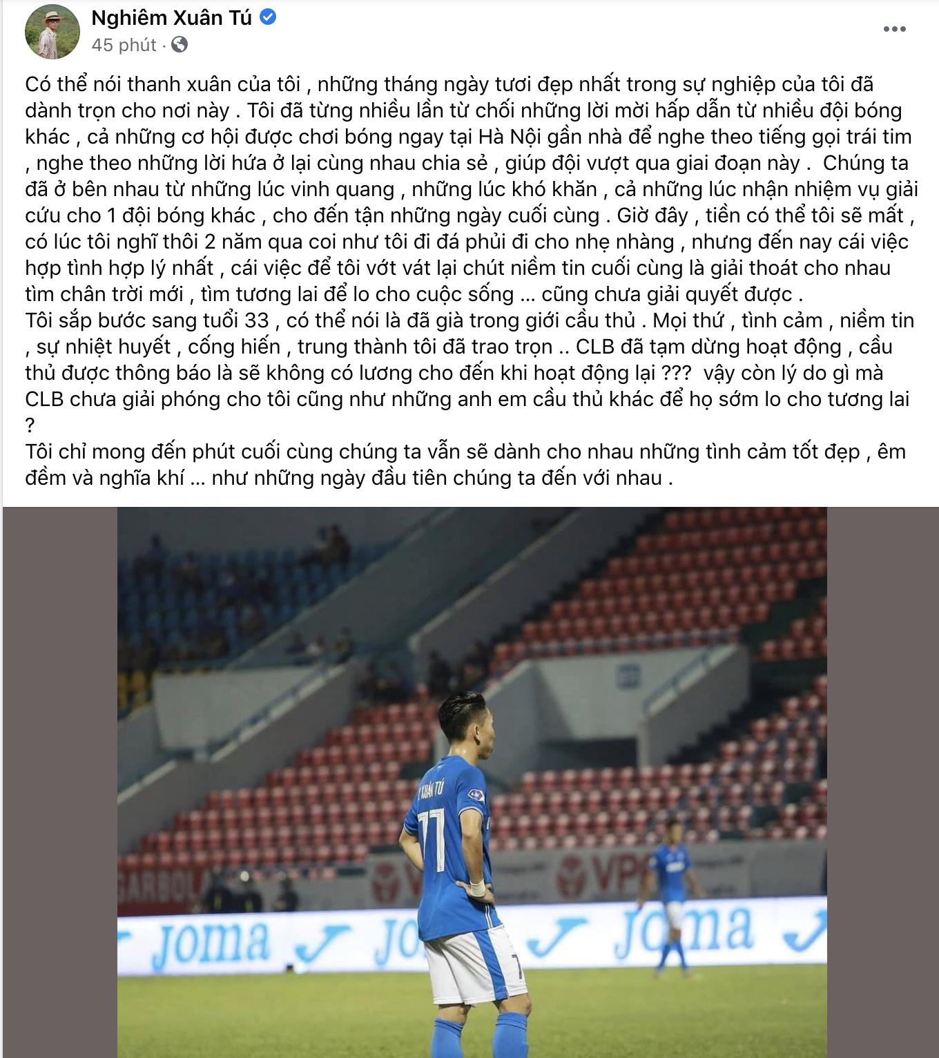 CLB Than Quảng Ninh bị tố không cho cầu thủ được tự do ra đi  - 1