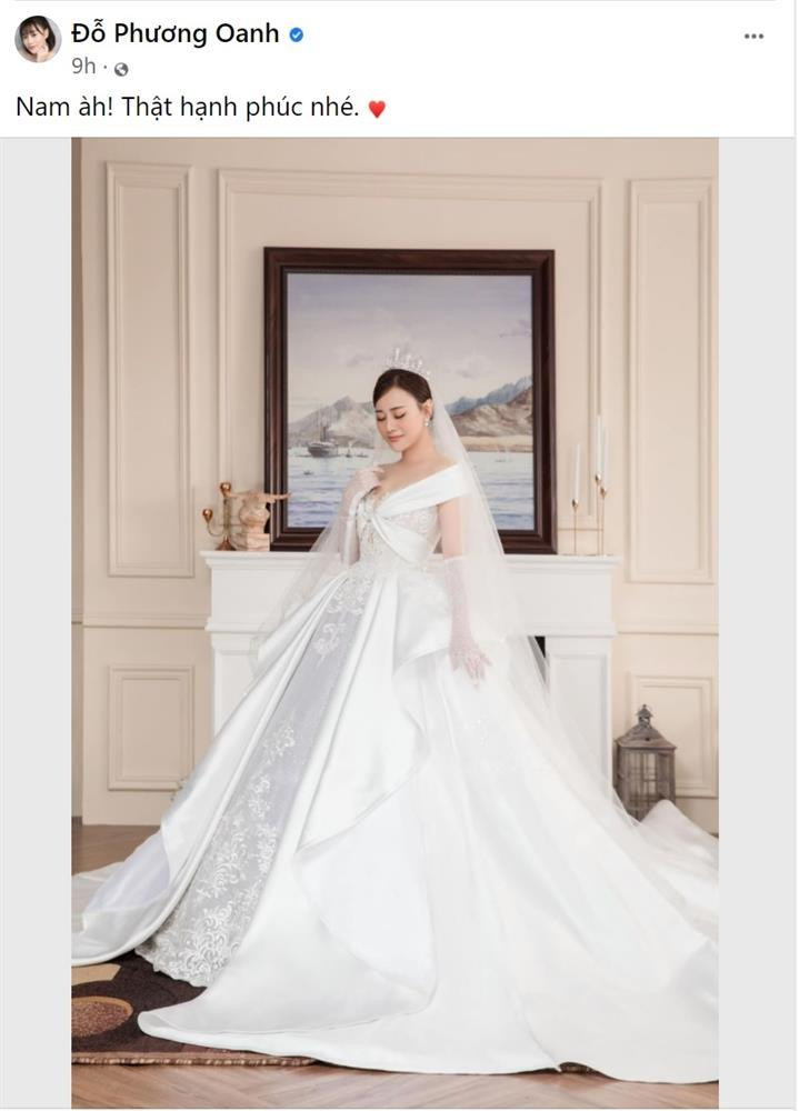 Phương Oanh khoe hình cô dâu, fan thiết kế luôn thiệp cưới xịn xò-3
