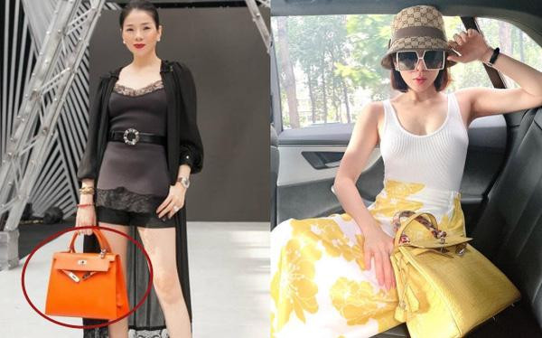 Phương Oanh lên đồ chanh sả, xách túi Hermès... đi mua lòng?-7