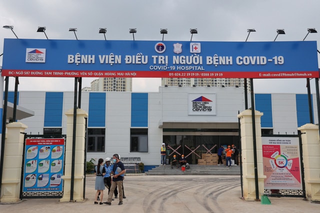 Bệnh viện điều trị COVID-19 quy mô 500 giường bệnh tại Hà Nội chính thức đi vào hoạt động - Ảnh 2. Bệnh viện điều trị COVID-19 quy mô 500 giường bệnh tại Hà Nội chính thức đi vào hoạt động - Ảnh 2.