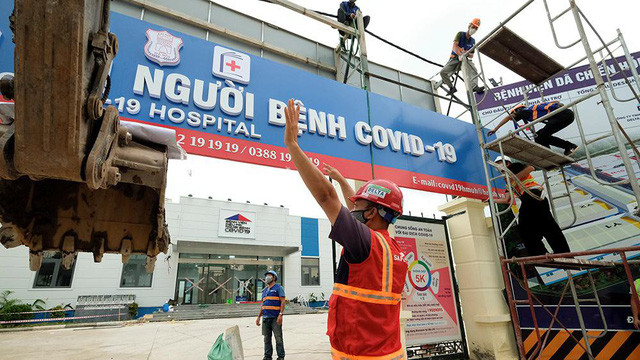Bệnh viện điều trị COVID-19 quy mô 500 giường bệnh tại Hà Nội chính thức đi vào hoạt động - Ảnh 1.