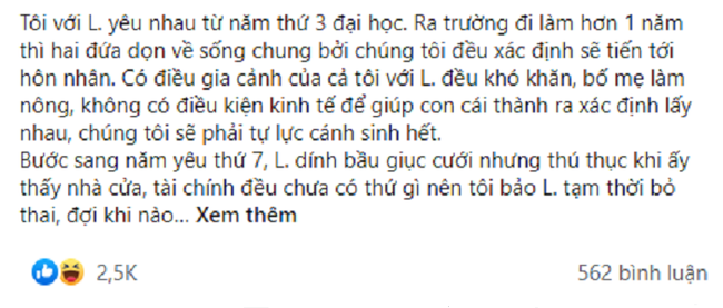 Làm bạn gái có bầu vẫn quyết bỏ vì tương lai, nhưng tình cảnh không ngờ trong ngày gặp lại khiến anh chàng nhục hơn cả ăn trộm-1