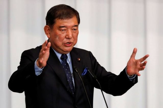 Cựu Bộ trưởng Quốc phòng Nhật Bản Shigeru Ishiba. (Nguồn: Reuters).