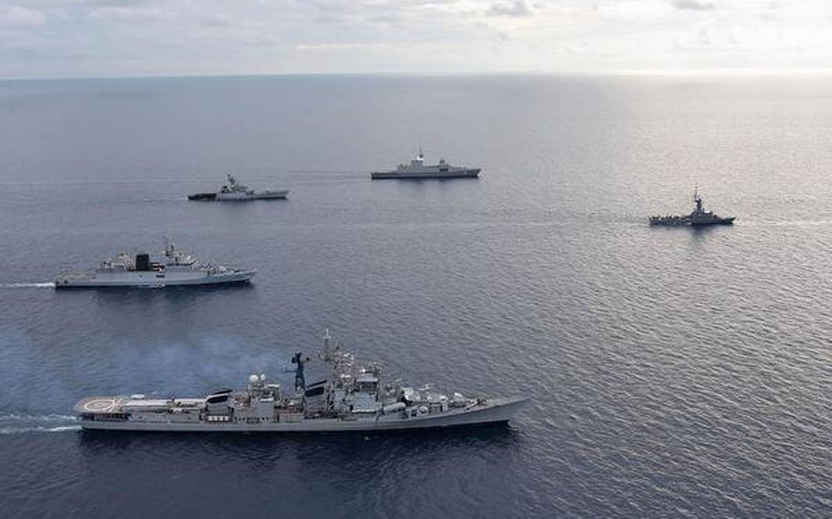 Ấn Độ và Singapore đã tiến hành cuộc tập trận hải quân chung mang tên SIMBEX kéo dài từ ngày 2-4/9/ tại khu vực biển gần Singapore. (Nguồn: PTI)