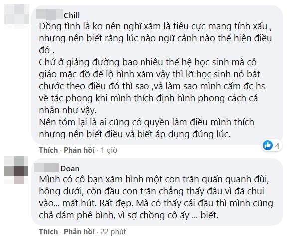 Hoàng Oanh bị tẩy chay vì bảo vệ cô hiệu phó xăm hình?-4