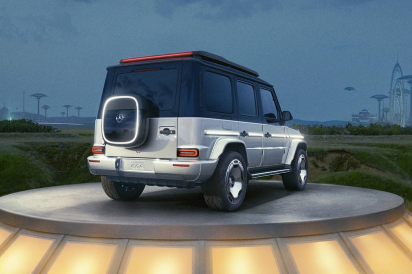 Phía sau xe Mercedes-Benz G-Class điện khí hoá