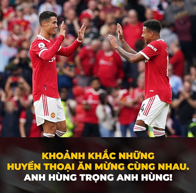 Ảnh chế: Ronaldo chói sáng ngày trở lại, đưa MU lên thẳng ngôi đầu - 5