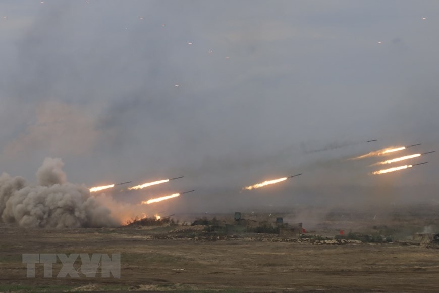 Cận cảnh màn khai hỏa tại cuộc tập trận Zapad-2021 Cận cảnh màn khai hỏa tại cuộc tập trận Zapad-2021