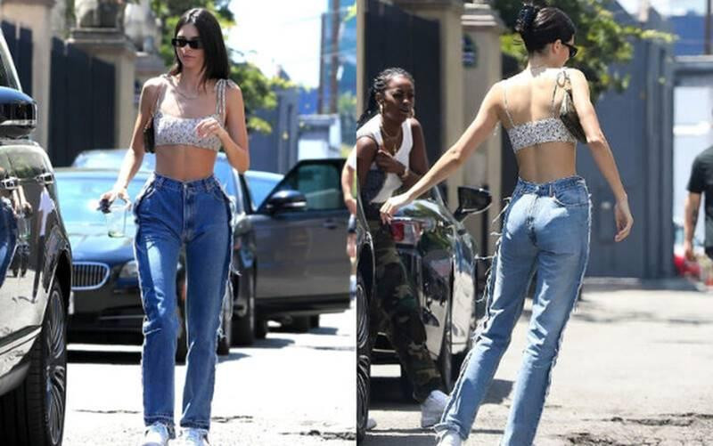 Thời trang đường phố đến thảm đỏ của Ngọc Trinh đều giống Kendall Jenner-4