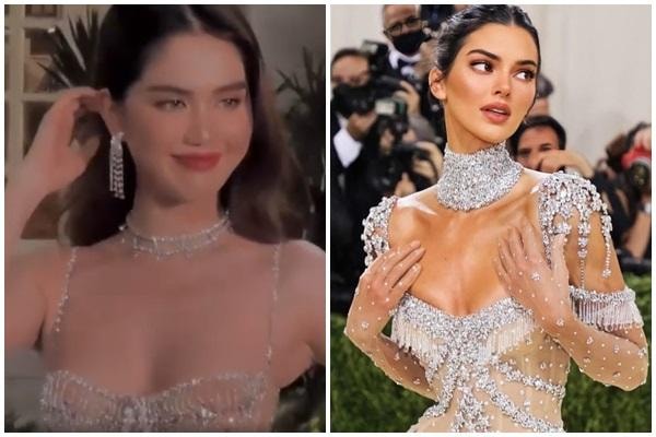 Ngọc Trinh diện bikini trong suốt, sao y bản chính Kendall Jenner?-4