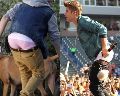 Tưởng lấy vợ trưởng thành hơn, Justin Bieber vẫn mê quần tụt quá lố-4