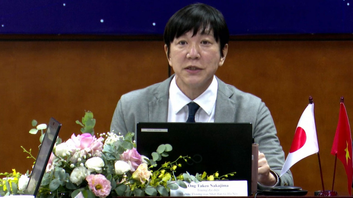 Ông Takeo Nakajima, Trưởng đại diện văn phòng Xúc tiến Thương mại Nhật Bản (JETRO) tại Hà Nội