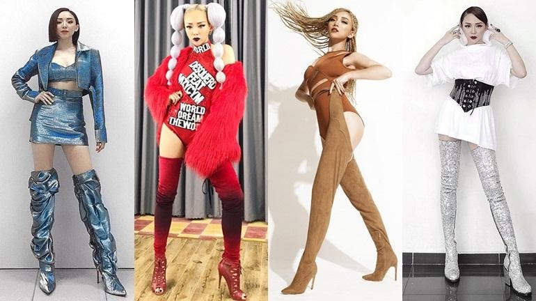 Hỡi ôi, Tóc Tiên nhìn lùn tịt chỉ vì kiểu boots quá gối sai trái-1