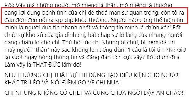 Vợ cũ Bằng Kiều nhắc đến Phi Nhung bất chấp bị dằn mặt-3