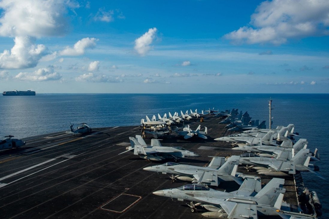 Mỹ điều nhóm tàu tác chiến sân bay USS Ronald Reagan đến Biển Đông lần thứ 2 trong năm nay