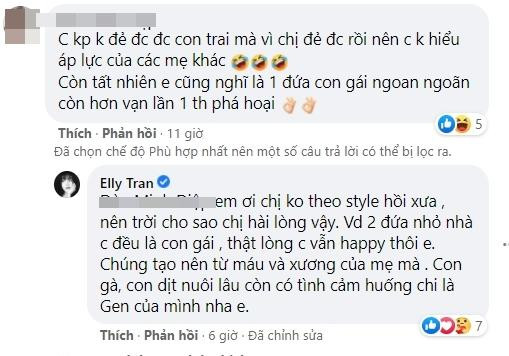 Phản đối đàn ông ép vợ sinh con trai, Elly Trần bị phản ứng-2