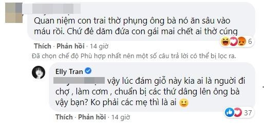 Phản đối đàn ông ép vợ sinh con trai, Elly Trần bị phản ứng-3