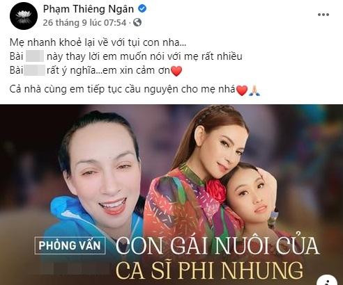 Con nuôi Phi Nhung xin lỗi vì không thể thắp nhang cho mẹ-5