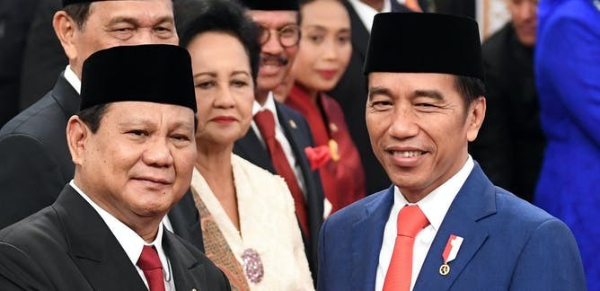 Tổng thống Indonesia có khả năng gặp lại đối thủ cũ trong cuộc bầu cử năm 2024. (Nguồn: theconversation)