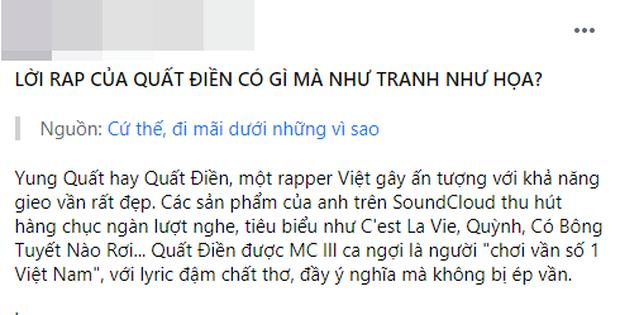 Không phải Đen Vâu, đây mới là rapper gieo vần số 1 Việt Nam-2