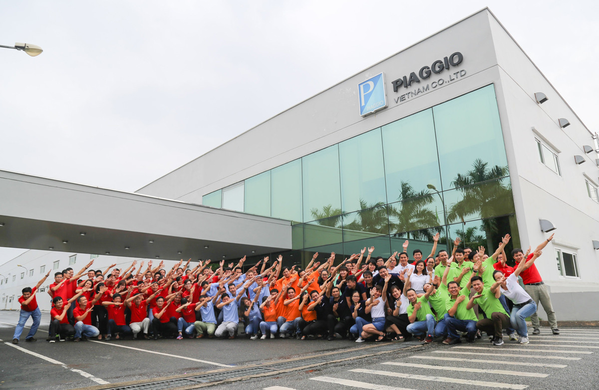 Piaggio Việt Nam năm thứ 3 liên tiếp là công ty có môi trường làm việc tốt nhất tại Việt Nam