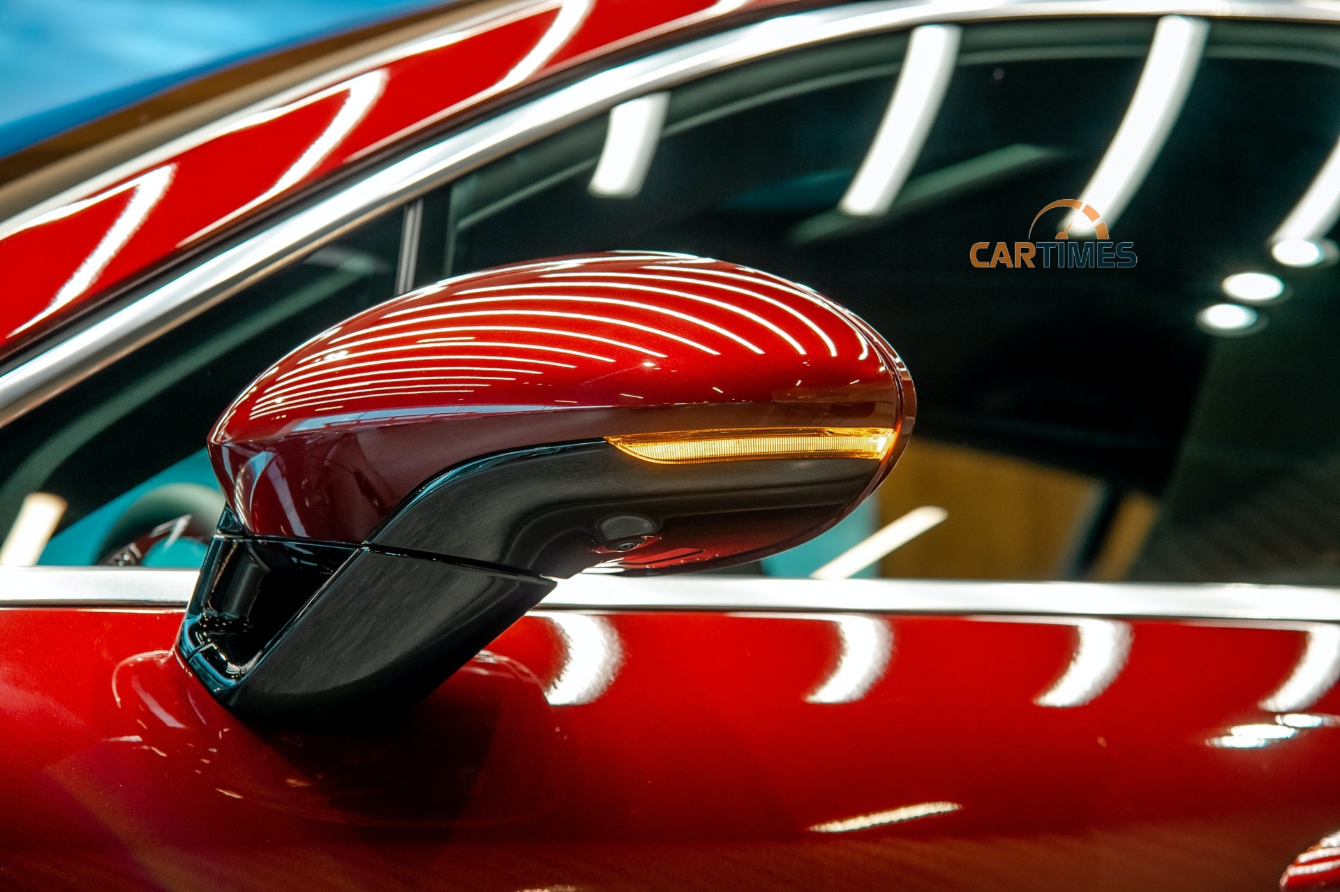 Gương chiếu hậu của xe Porsche Panamera 2021 Gương chiếu hậu của xe Porsche Panamera 2021