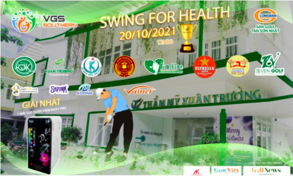 Giải golf Swing for Health khởi tranh ngày 20/10