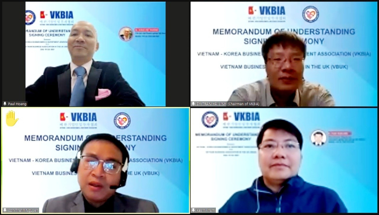 VKBIA - VBUK kí kết hợp tác nhằm hỗ trợ giao thương giữa Việt Nam, Hàn Quốc, Vương quốc Anh