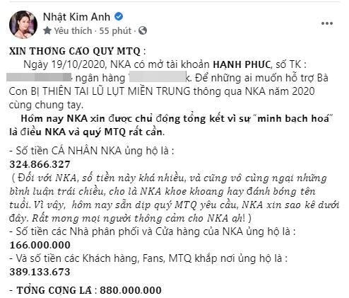 Nhật Kim Anh hành động gắt khi bị nghi chỉnh sửa sao kê-2