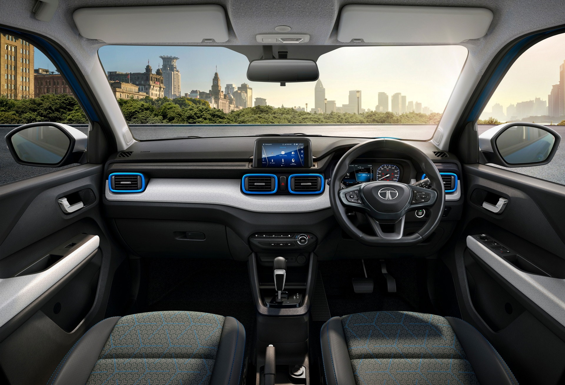 Hàng ghế trước của xe Tata Punch Hàng ghế trước của xe Tata Punch