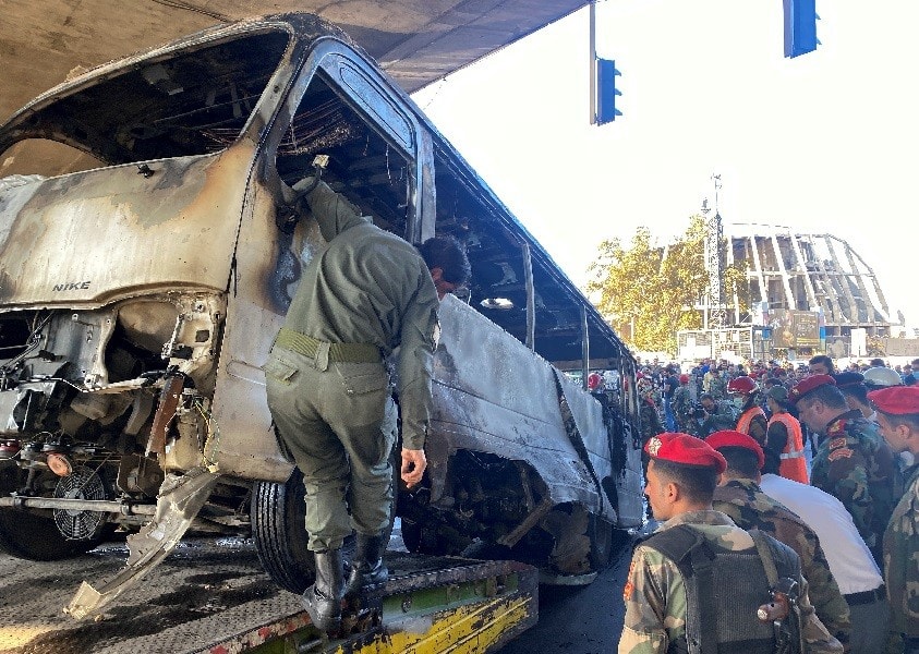 Đánh bom đẫm máu nhất trong nhiều năm qua ở Syria, 13 người tử vong. (Nguồn: Reuters)