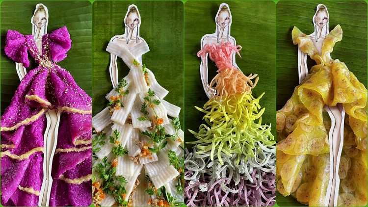 NTK Nguyễn Minh Công tung trọn vẹn BST thời trang từ 20 loại bánh Nam Bộ