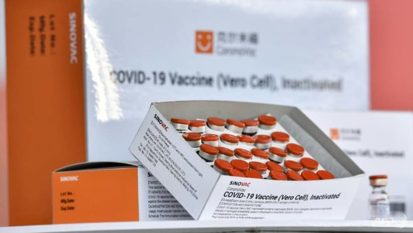 File photo of Sinovac's COVID-19 vaccine. (Nguồn: AFP)