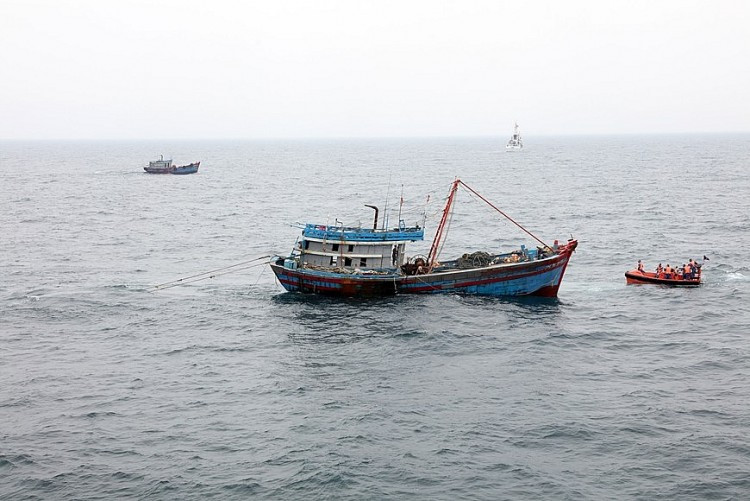 Kết thúc tuần tra liên hợp giữa cảnh sát biển Việt Nam Trung Quốc