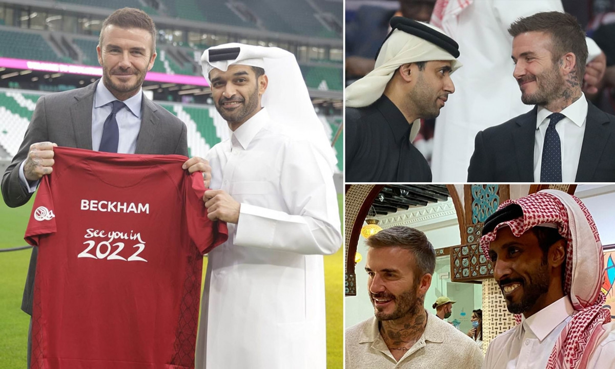 David Beckham sẽ trở thành đại sứ hình ảnh của Qatar. (Ảnh: Daily Mail)