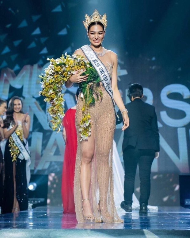 Thân hình “lực sĩ” đô con của tân Hoa hậu Hoàn vũ Thái Lan 2021 gây tranh cãi - 1