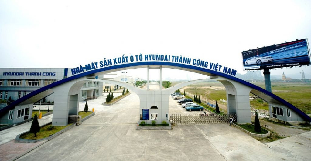 Nhà máy lắp ráp xe Hyundai của TC Motor ở Ninh Bình