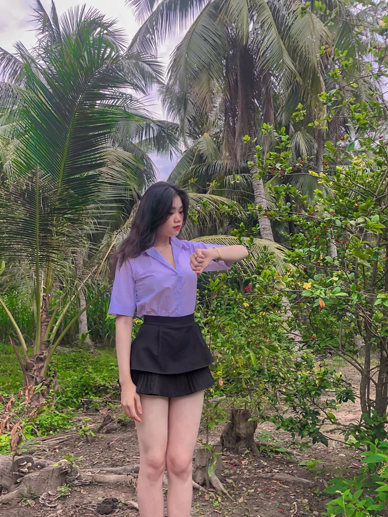 Thiếu nữ Bến Tre xinh đẹp cao 1m81 gây sốt tại Hoa hậu Hoàn vũ Việt Nam - 4