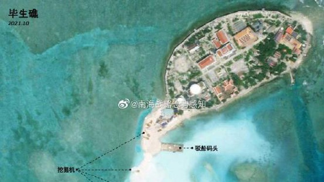 Đảo Phan Vinh tháng 10/2021 (Ảnh: SCSPI).