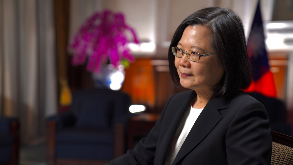 (10.28) Trả lời phỏng vấn CNN, bà Thái Anh Văn thừa nhận Mỹ đã cử đặc nhiệm tới giúp huấn luyện lực lượng phòng vệ Đài Loan. (Nguồn: CNN)
