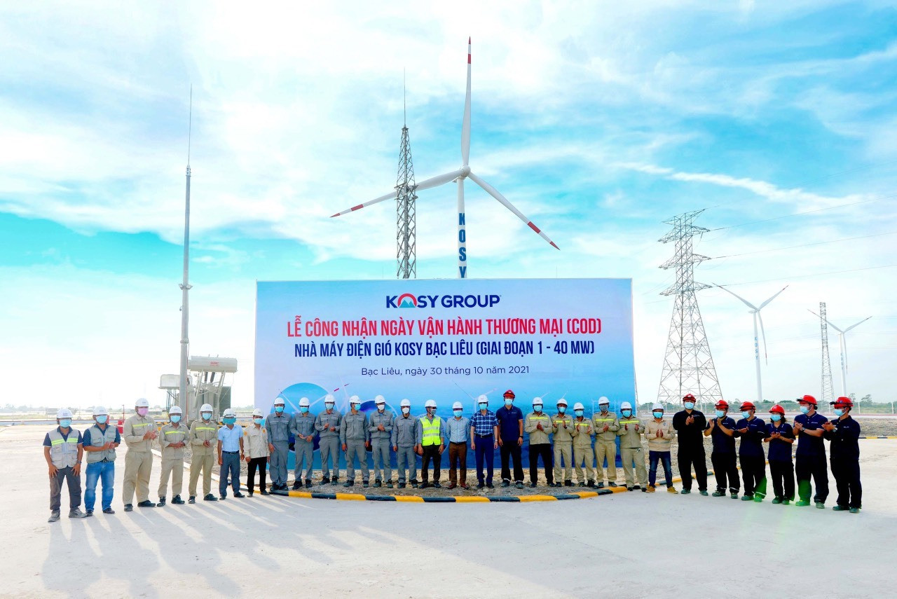 Nhà máy Điện gió Kosy Bạc Liêu được công nhận vận hành thương mại - 1