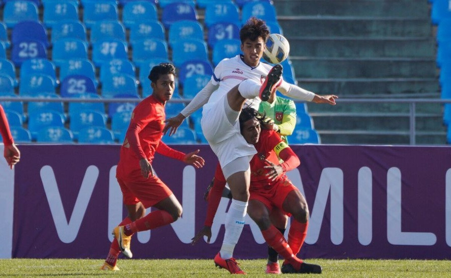 Đánh bại U23 Đài Bắc Trung Hoa, U23 Myanmar tranh ngôi đầu với U23 Việt Nam - 1