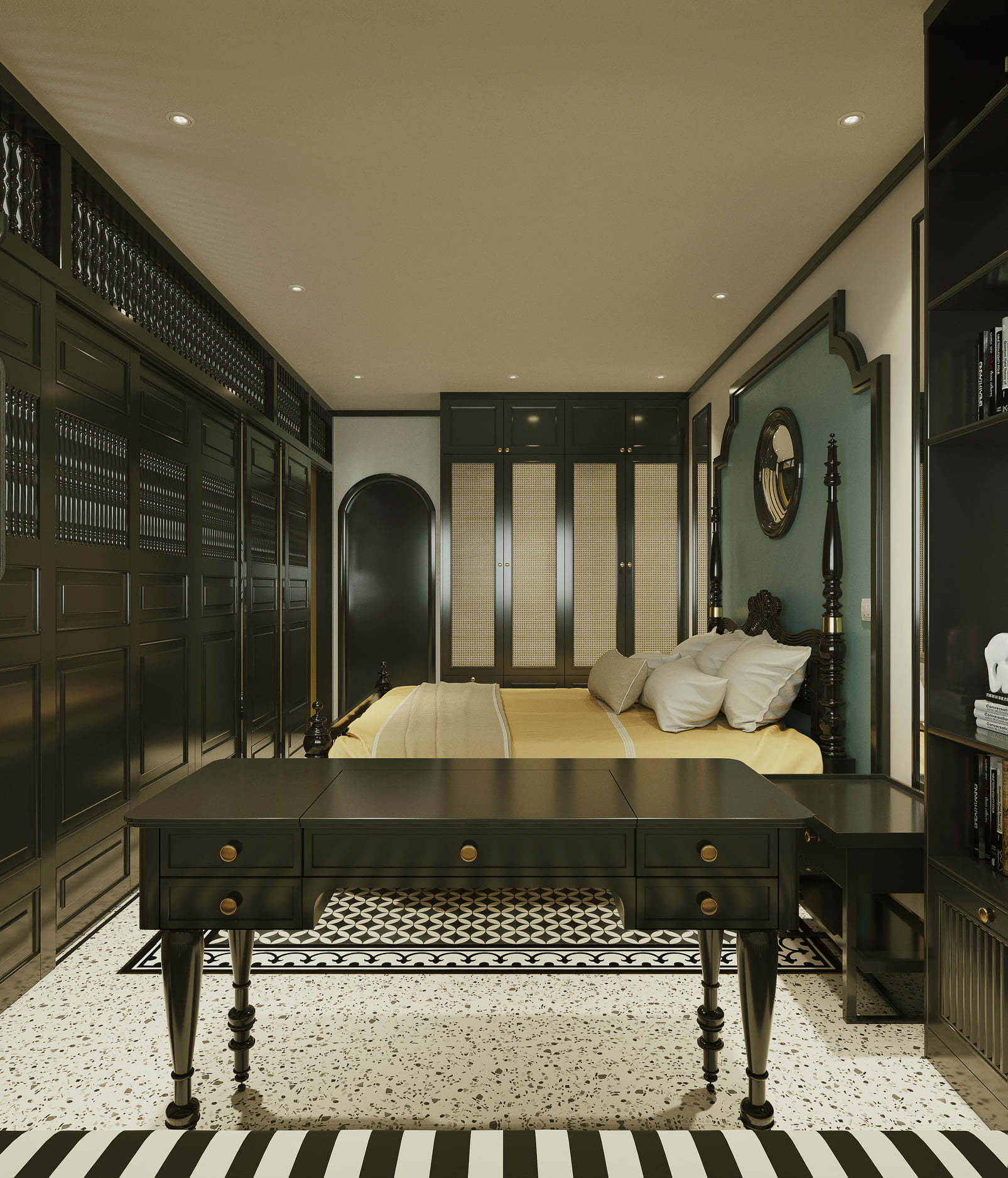Căn hộ nhỏ được thổi hồn với phong cách Indochine, không gian như khách sạn 5 sao