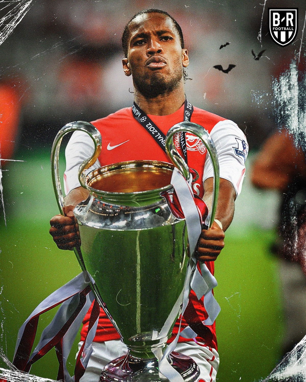 Didier Drogba mang về chức vô địch Champions League cho Arsenal.