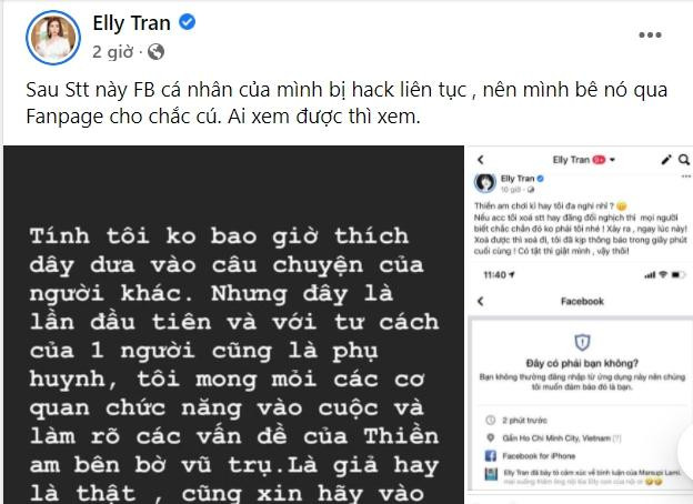 Elly Trần bị quấy phá vì bàn luận Tịnh thất Bồng Lai-2