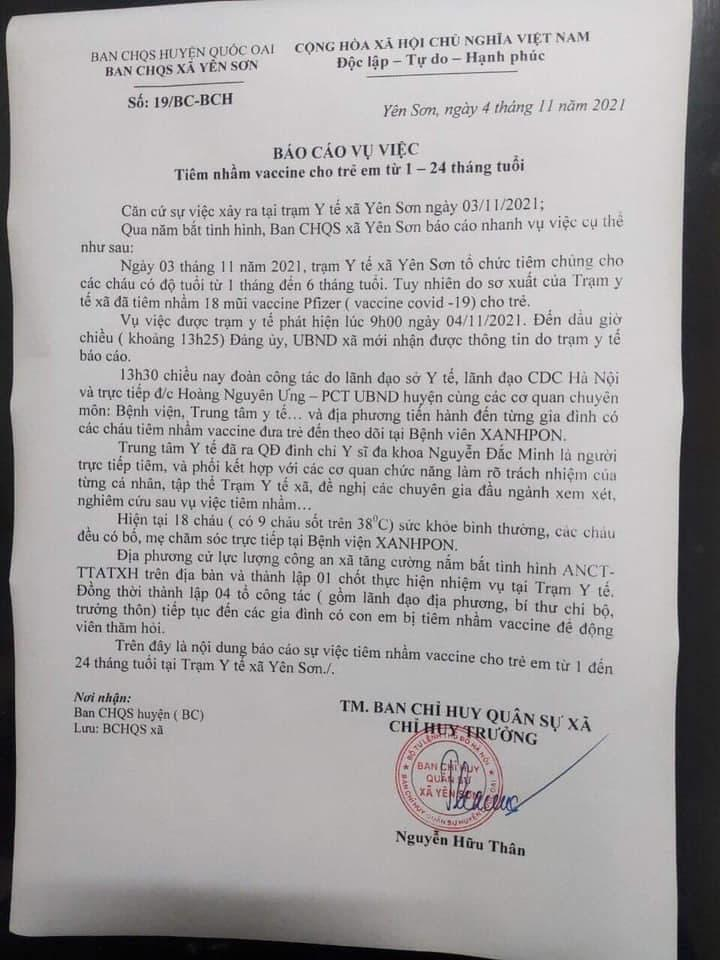 18 trẻ từ 2-6 tháng tuổi ở Hà Nội bị tiêm nhầm vaccine Covid-19-1