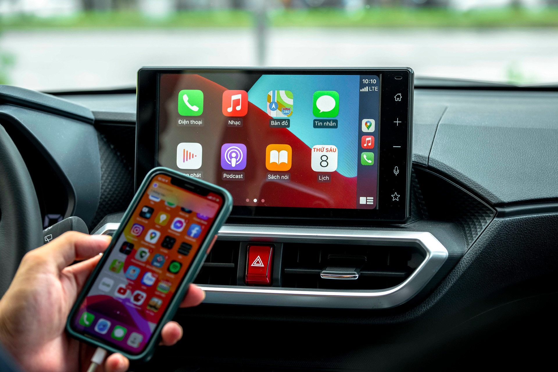 Toyota Raize tích hợp Apple Carplay