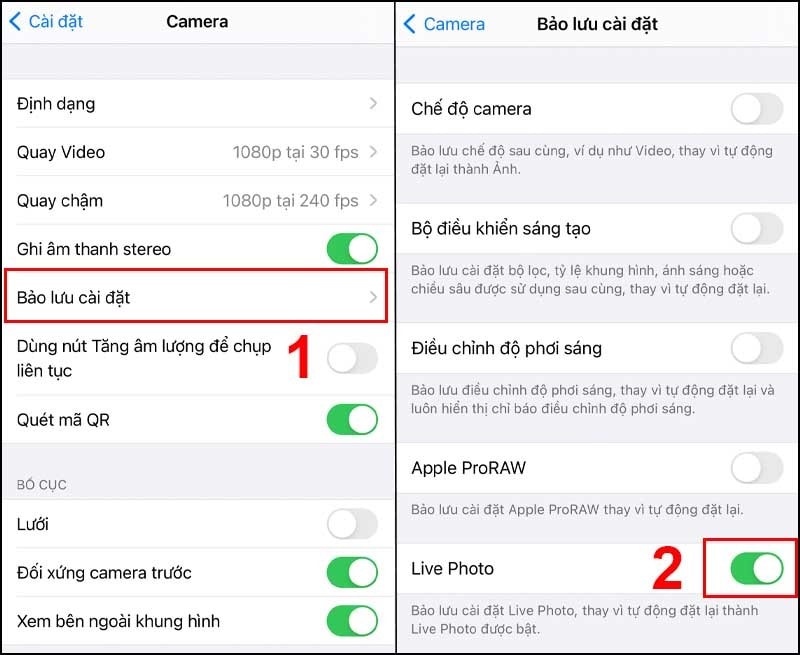 Hướng dẫn tắt tiếng chụp ảnh trên iPhone