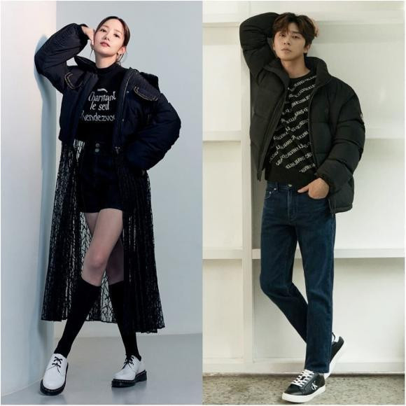 Park Min Young - Park Seo Joon đồng điệu cả thời trang lẫn cách tạo dáng-1