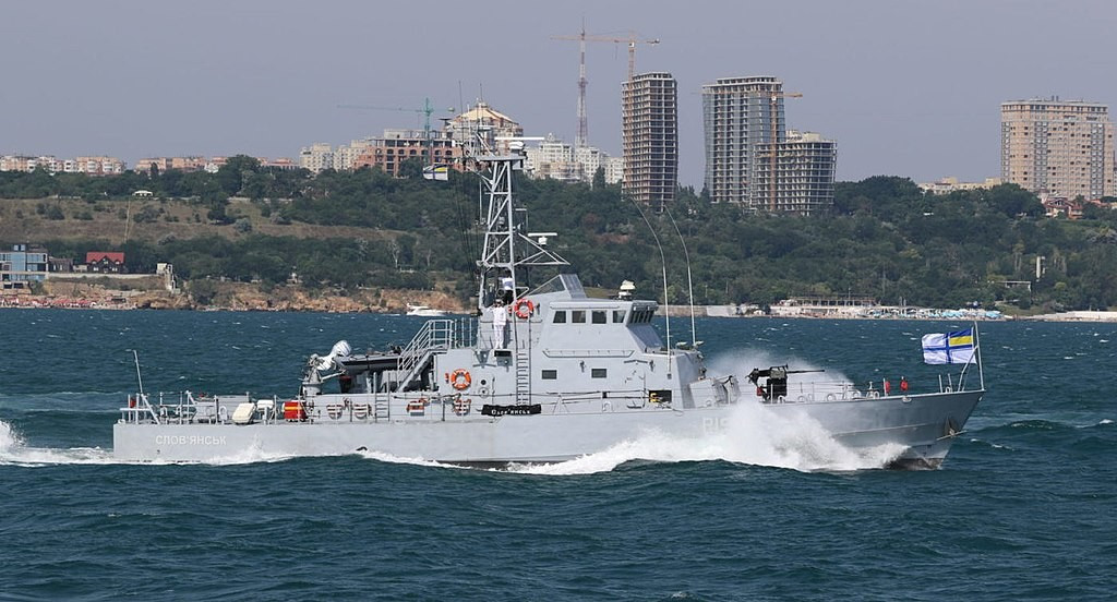 Tàu tuần tra lớp Island mang tên Sloviansk của Hải quân Ukraine. (Nguồn: Hải quân Ukraine)